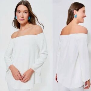 Tuckernuck White Miranda Off The Shoulder Blouse